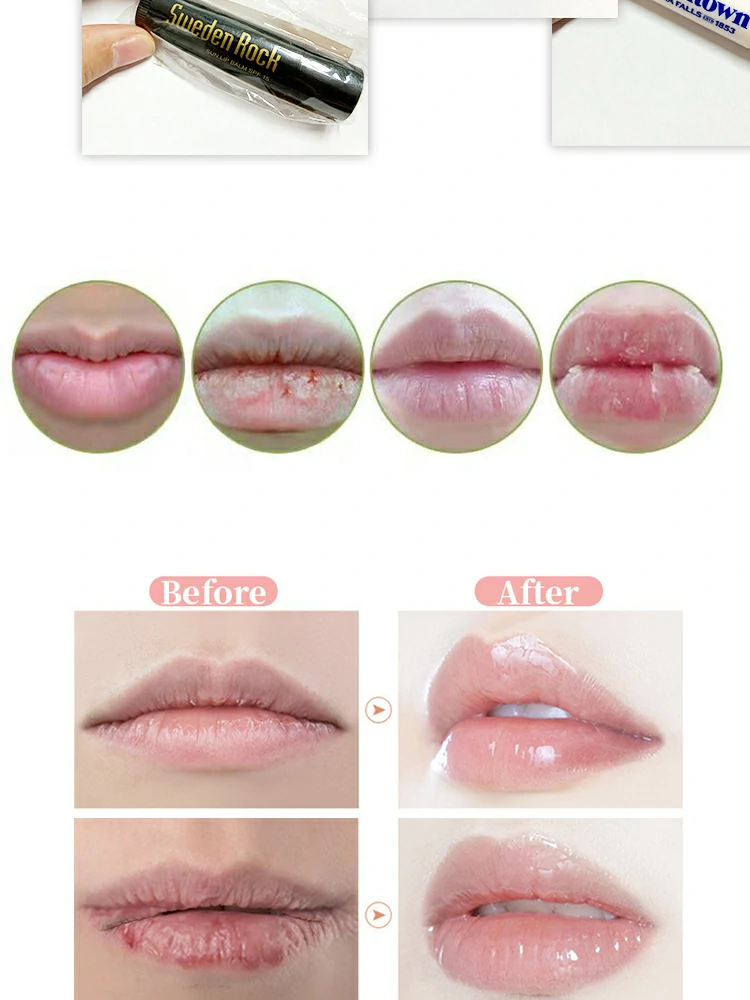 High Quality Portable Exquisite Pack Plumping Deep Moisturizing Chapstick Hydrating Clear Plastic Custom Lip Balm Blister Pack